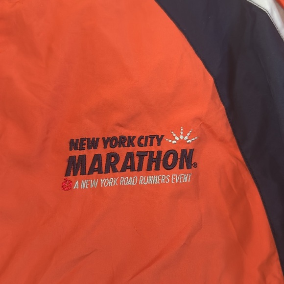vintage Y2K ASICS New York City marathon jacket M - Picture 2 of 8